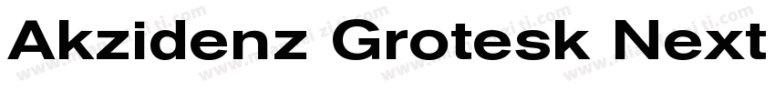 Akzidenz Grotesk Next Med字体转换
